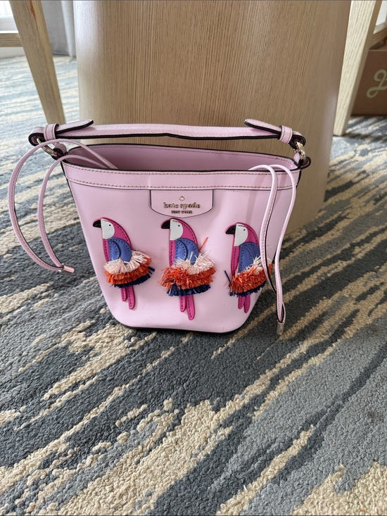 kate spade Handbags - Kate Spade Flock Party Parrot small bucket bag